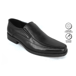 Black PU Leather Formal Shoes Men FMA733F3